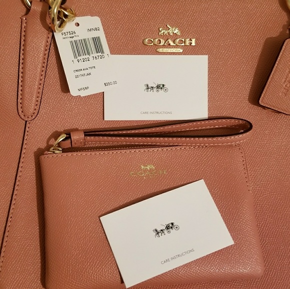 NWT Coach Ava Tote and wristlet set - Picture 5 of 5